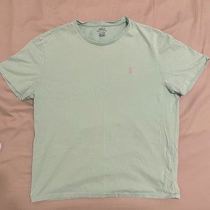 Polo Ralph Lauren T-Shirt (Pastel Mint w/ Lavender pony) - L